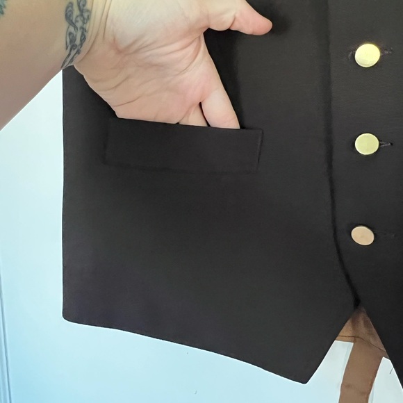 Vintage 70s Levi’s Panatela Brown Blazer & Vest Set Size L Men’s Suit Jacket - Picture 9 of 15